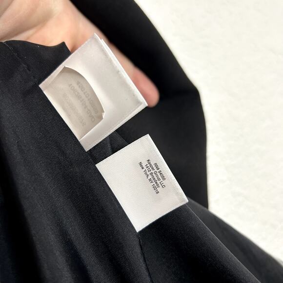 Ann Klein Lion Label Single Button Blazer Black Womens Size 8 - Picture 4 of 7